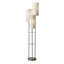 173cm Satin Steel Traditional Floor Lamp