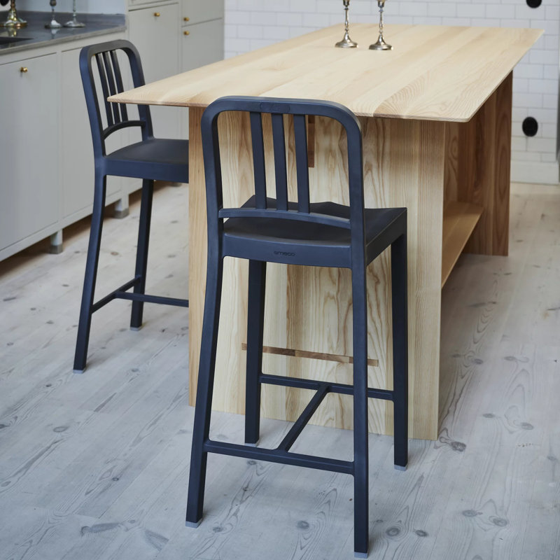 111 Navy® Stool by Coca-Cola, Bar Stool (30" Seat Height), Dark Blue