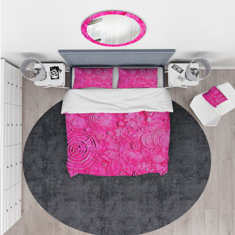 Ensemble de housse de couette designart mix of summer hawaiin fleurs, Housse simple + 1 taie décorative