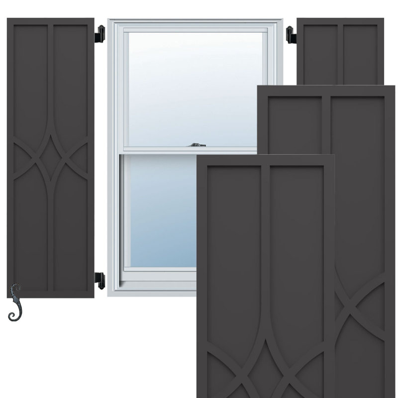 Volets EnduraCore, 12"W, 76"H, Montagne ombrageuse