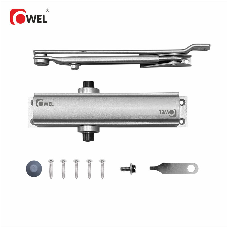 OWEL Automatic Adjustable Spring Hydraulic Auto Door Closer For Small Size Door