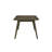 Mid-Century Modern 5-Piece Dining Set, Rectangular Table with 4 Upholstered Chairs，Dark Walnut Finish