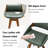 Omar Swivel Upholstered Modern Stool-1102983948-1093786447