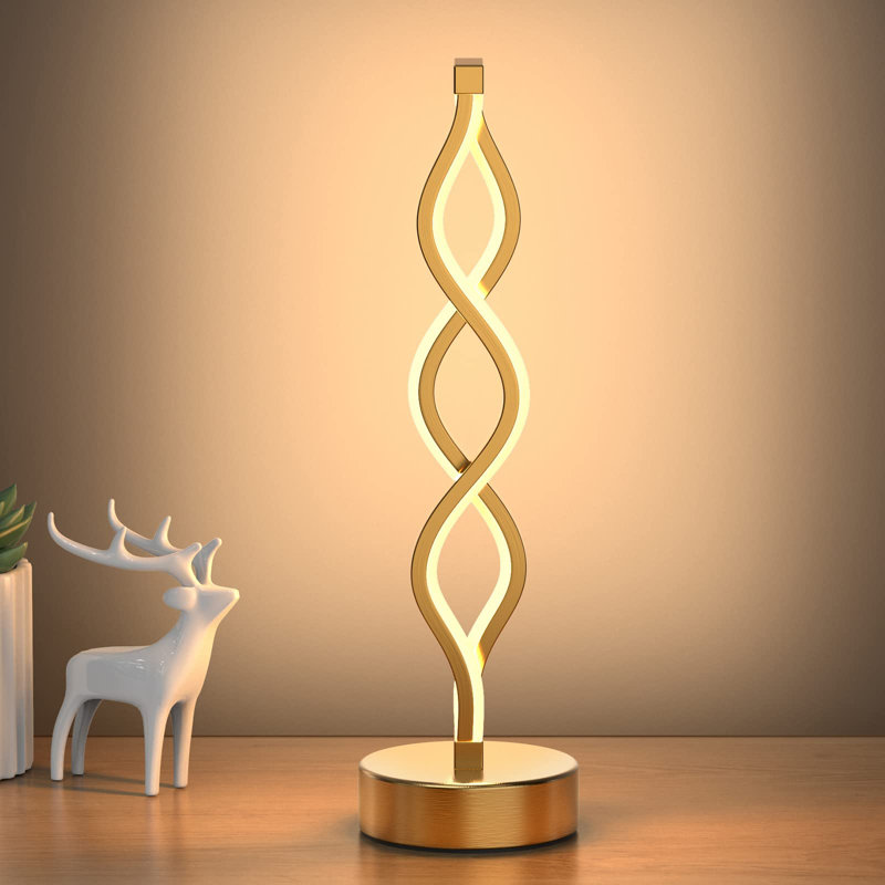 Nicolaus Metal Novelty Lamp, Gold