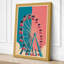 Carnival Wheel Retro - Wrapped Canvas-786373939-786373935