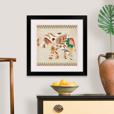 « boho éléphant ii », reproduction d’art