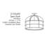 Luminaire suspendu Latitude Run Gateway avec lin avoine-1297375582
