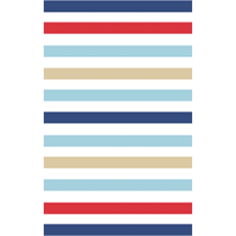 Tapis en laine touffeté à la main Martha Stewart, Rectangle 4 pi x 6 pi, Bleu / blanc