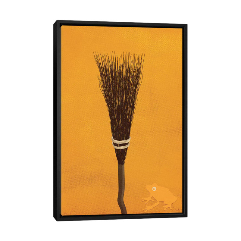 Modern & Contemporary, 26" H x 18" W x 1.5" D, Black Framed Canvas, No Mat