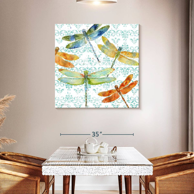 Brampt Dragonfly Bliss I, 39" H x 39" W
