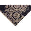 Tapis noir / ivoire en laine noué à la main à motif damassé Frostley 5 pi x 8 pi 2 po Frostley