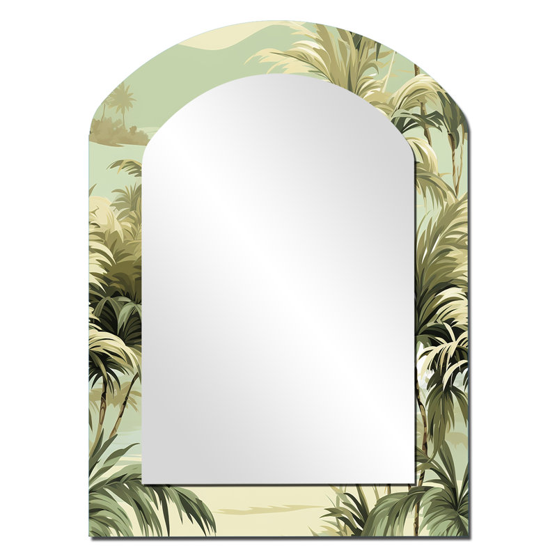 Motif côtier Coastal Palm Paradise, 34 po x 25 po