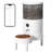 4.5l Automatic Cat Vacuum Feeder With Wifi Control, Anti - Blockage And Ceramic Bowl