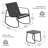 Chante 2-Person Rocking Outdoor Seating Set-2043396396