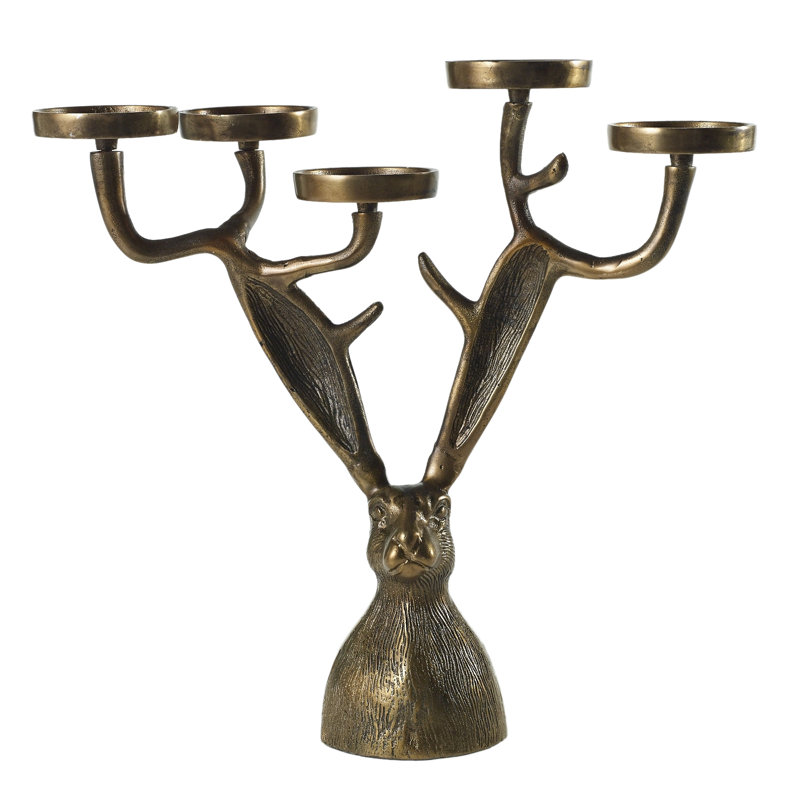 17.5'' H Metal Tabletop Candelabra