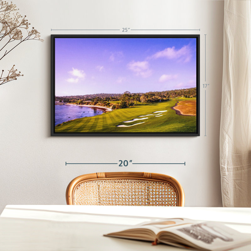 «Coastline Green Golf Course», H 25 po x l 17 po
