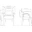 Mesh Seat Waiting Room Chair with Plastic Frame