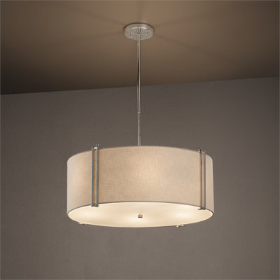 Geoffroy 6 - Light Dimmable Drum Chandelier