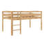 Lit mezzanine en bois