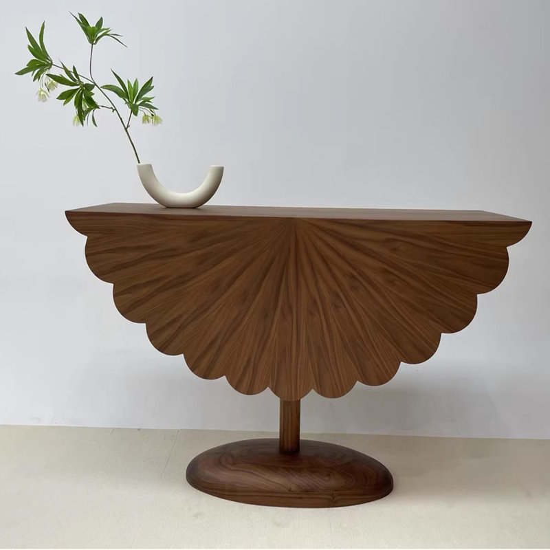 Table basse en bois massif de style français, H 39,3 po x l 62,9 po x P 15,7 po