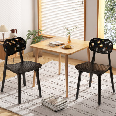 Recaceik Modern Plastic Kitchen Chairs