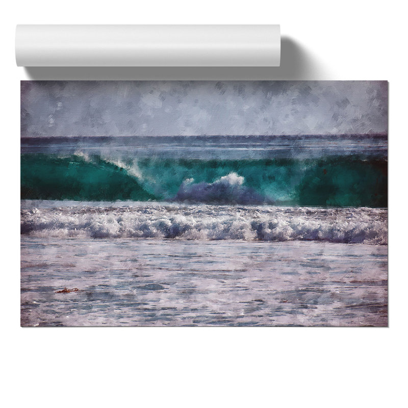 Ocean Wave - No Frame Print, 21cm H x 30cm W x 0.1cm D