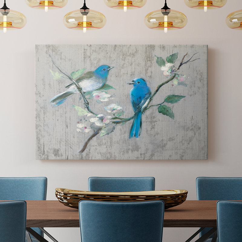 Chanson du printemps I -Galerie enveloppée Cavas, H 12 po x l 18 po