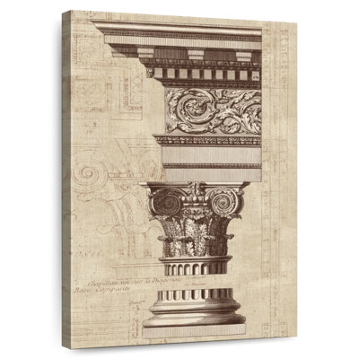 Lilie Architectural Rendering I Burlap Sepia