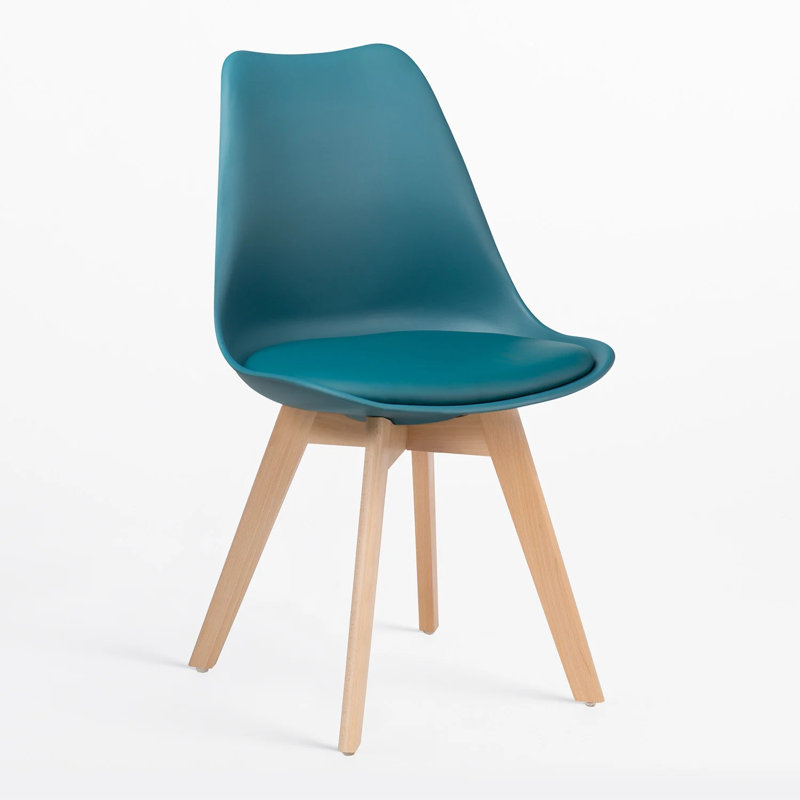 Ainoras 45cm H Upholstered Side Chair in Grey, Blue