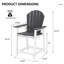 Ensemble de chaises haute en PEHD Adirondack (ensemble de 2)-378876228
