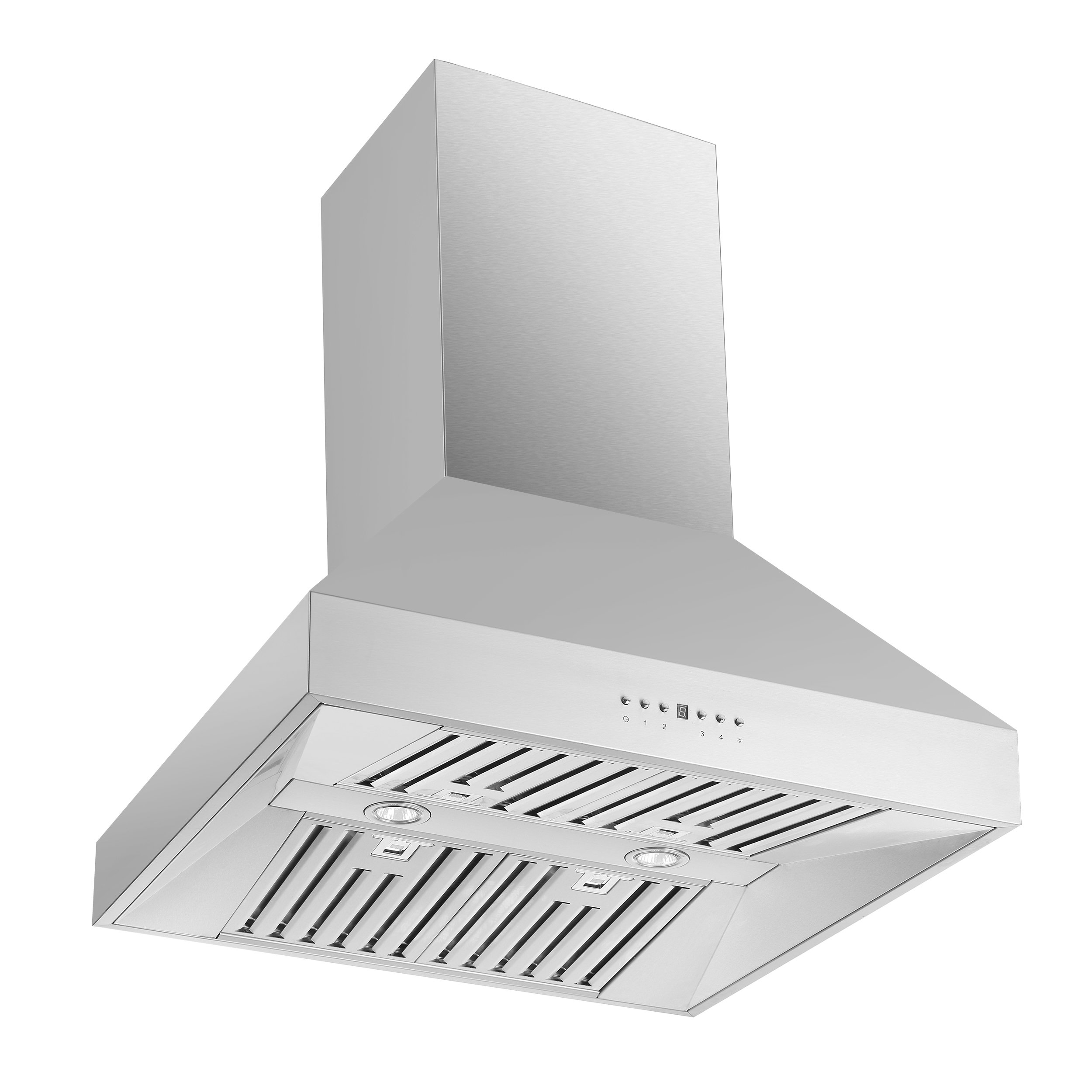 Forno Coppito 600 Cubic Feet Per Minute Ducted Island Range Hood with  Baffle Filter and Light Included | Wayfair