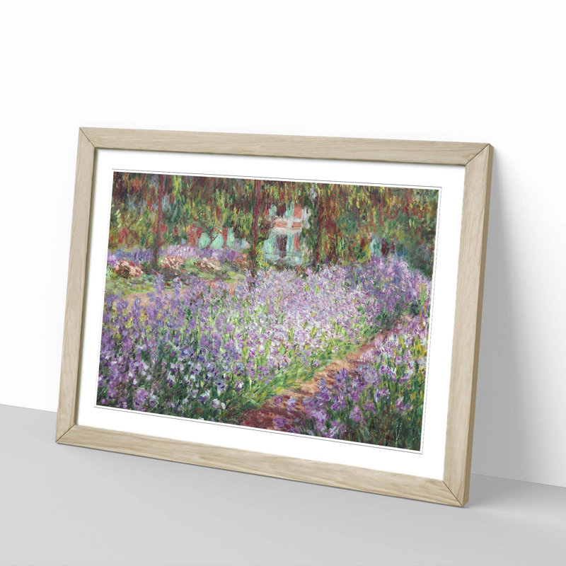 Claude Monet - Single Picture Frame Painting, Oak