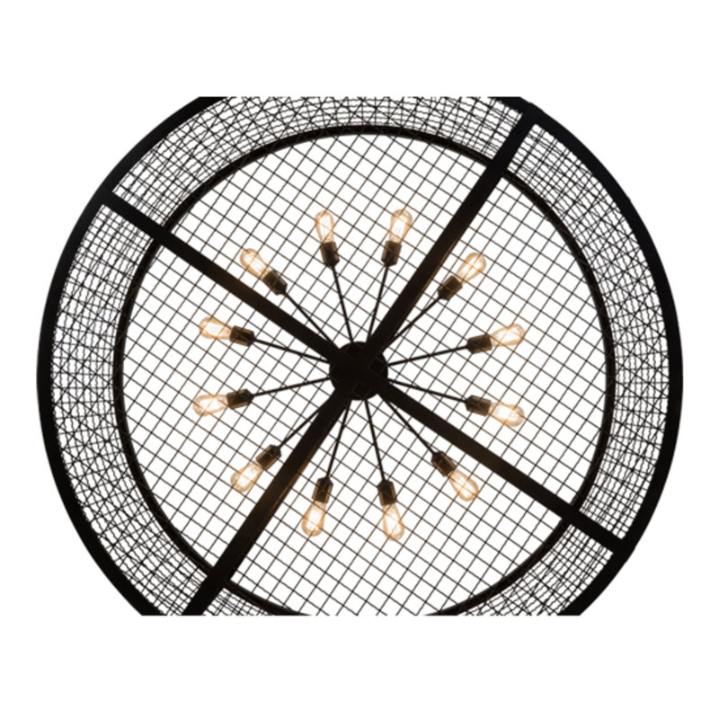 Paloma Golpe 12 - Light Drum Chandelier