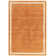 Anwitha Bordered Handmade Orange Area Rug