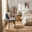 Chaise d'appoint rembourrée en similicuir Chardee-563054733