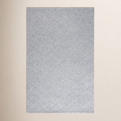 Lauren Lauren Ralph Lauren Handwoven Pet Cotton Solid Color Rug in Silver