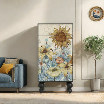 Commode 19,7 po multifonctionnelle avec tiroirs