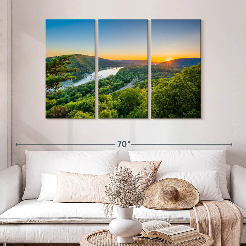 Alvord Potomac River, 32" H x 50" W