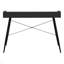 Bureau d'ordinateur, bureau personnel, ordinateur portable, tablettes de rangement, L 48 po, travail, stratifié, métal, contemporain, moderne-911036212