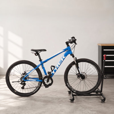 Support de vélo à roulettes réglable pour VTT 20-24 et 26-27 pouces et vélos de route 650C-700C avec roulettes verrouillables pour garage
