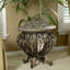 Matthias Metal & Stone Planter