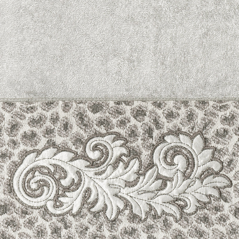 Midweight Bath Towel, Light Gray