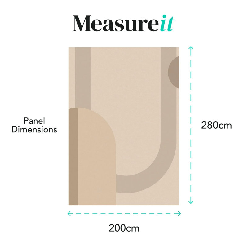 Superfresco Easy Oval Geometric Pop Print To Order Mural, Beige