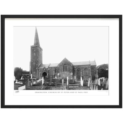 Ermington, Church Of St Peter And St Paul 1903 - Single Picture Frame Print