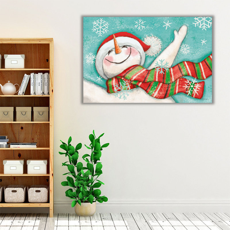 «Let it Snow I Eyes Open», reproduction d'art sur toile, H 20 po x l 30 po