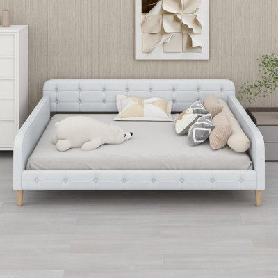 Upholstered Daybed With Support Legs
