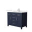 Beckett 42" Freestanding Single Bathroom Vanity with Quartz Top-1353496858-1353496857-1353496856