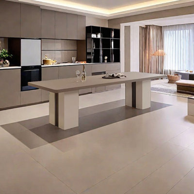 Atmospheric Luxury Rock Slab Dining Table