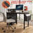 Modern 47-Inch Writing Desk with Built-in Power Strip - Study Table with 3 Drawers & Storage Pocket-67047522