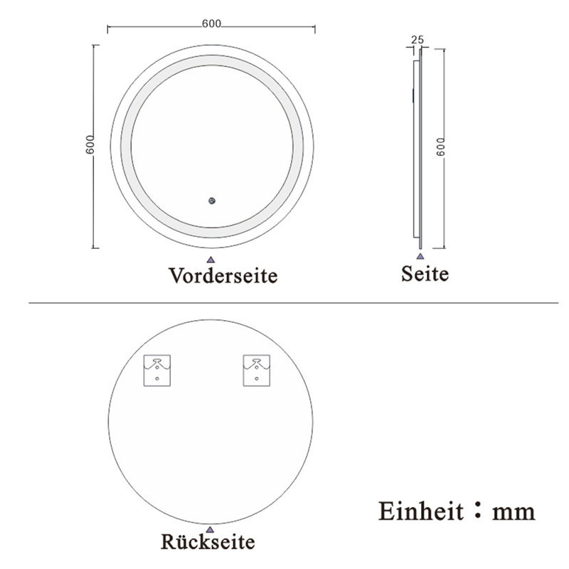 Adewonuola Round Mirror